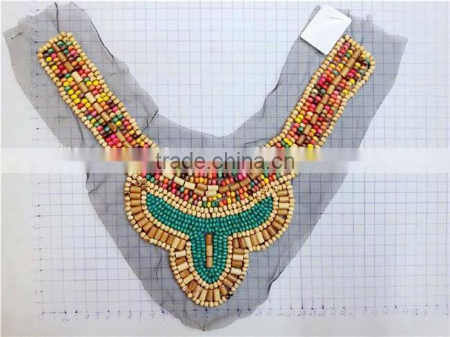 Fashion New Arrival Beaded Collar Neckline