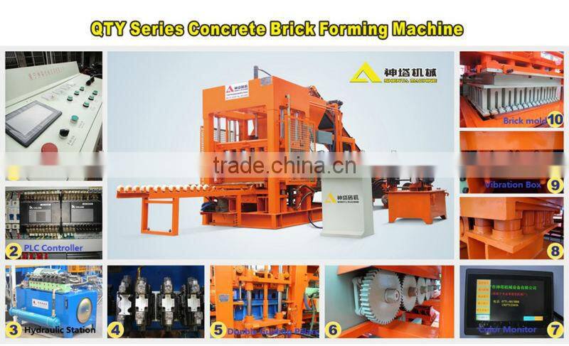 Shenta QTY8-15 fully automatic brick making machine eco brava price