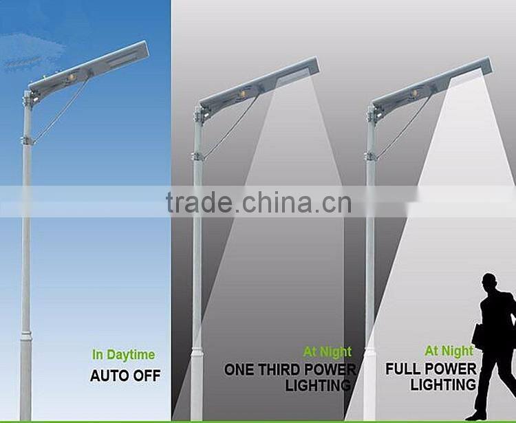 Factory Direct Sales All-in-one Integrated Solar LED Street Lights 10W 20w 30w 40w 50w 60w 80w with IES