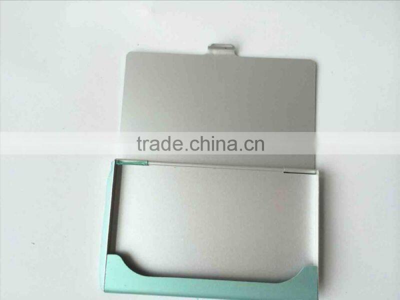 2016 new Fashion Creative Aluminum Holder Metal Box Cover Credit Business Card Wallet