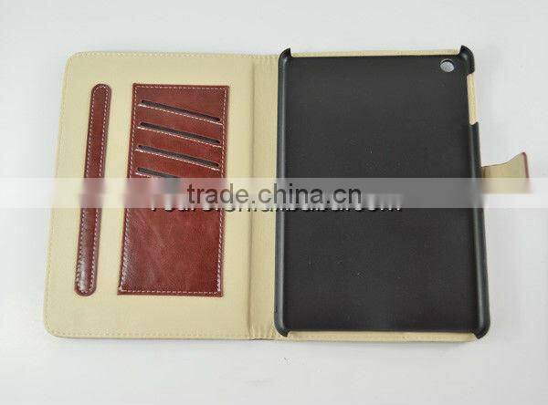Mix color Leather Stand Case for iPad mini 2