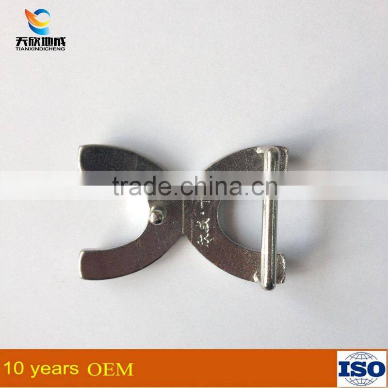 Custom made stainless steel belt buckle