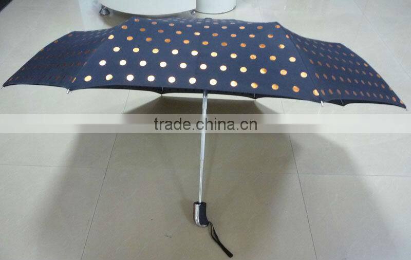 The Dual Umbrellas with Reflective Printing OKF67