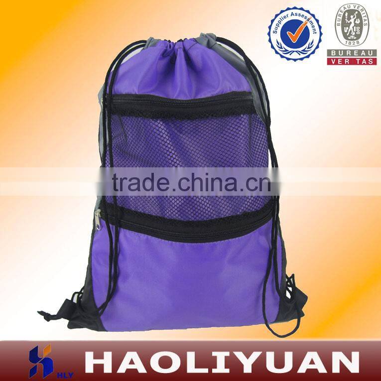2014 new style polyester waterproof drawstring bag