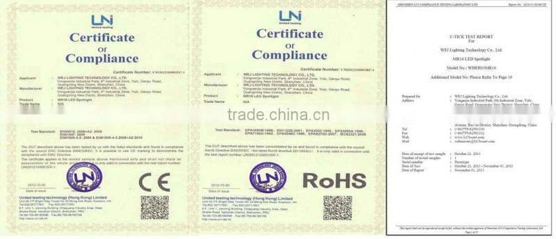 convex lens mini spots LED MR11 1w with GU4 base