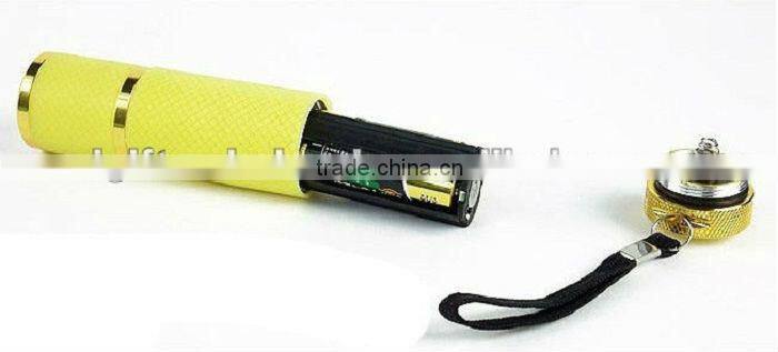 9 LED Flashlight Mini Outdoor Portable Flashlight