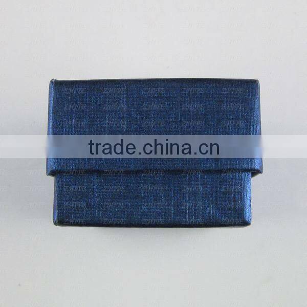 Lovely Dark Blue Christmas Gift Heart Ring Box Wholesale ZTPB-0020