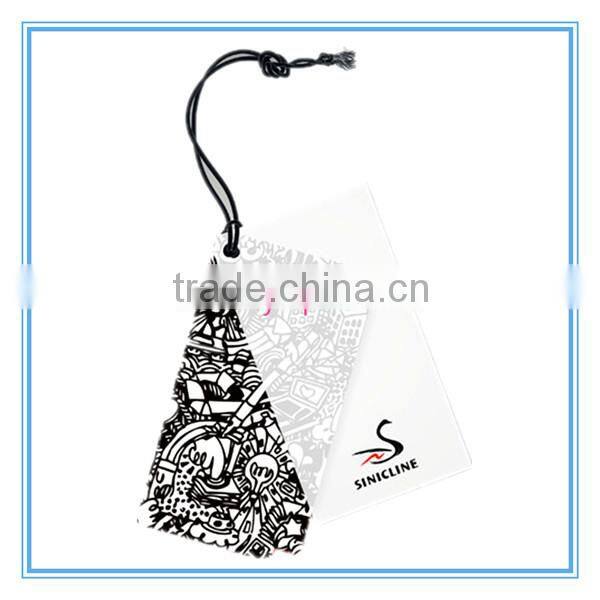 custom paper swing hang tags for garment clothes
