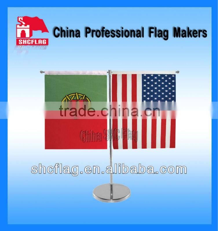 Promotion Advertising Desk Or Table Flag