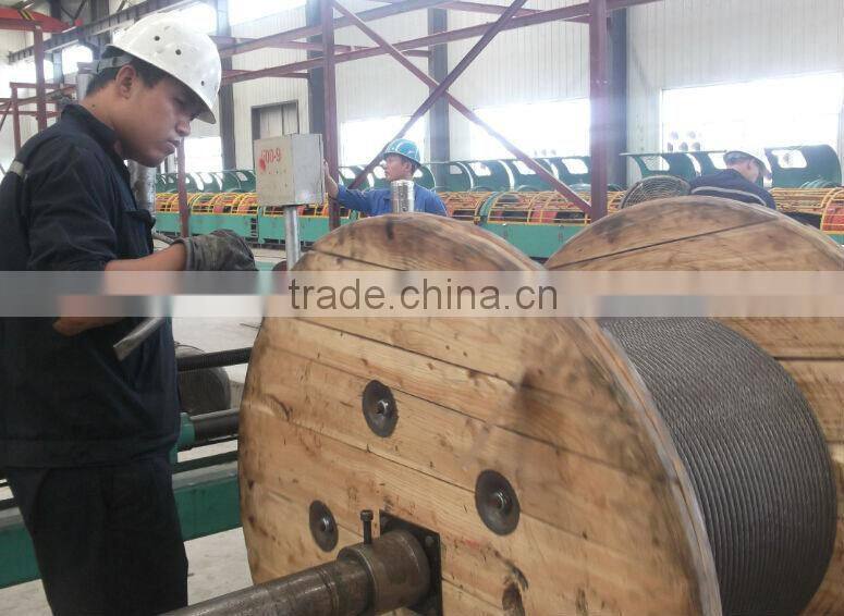 10mm 8*25fi+iwrc steel wire rope for elevator made in China