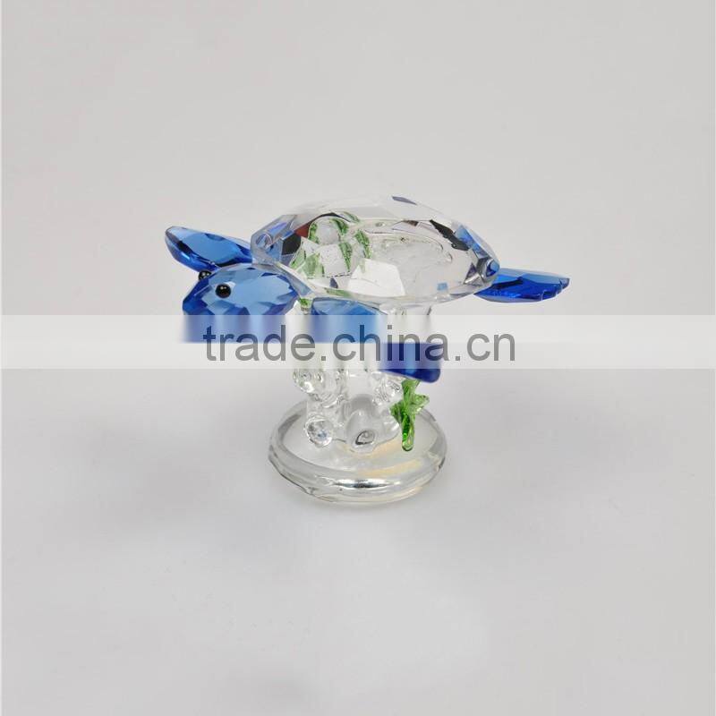 faceted crystal animal for office decoration