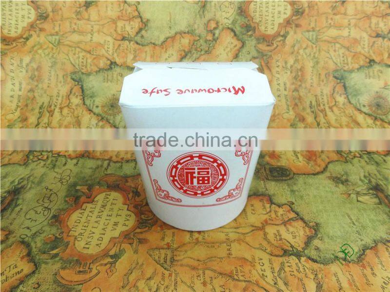 Custom design Chinese paper noodle box