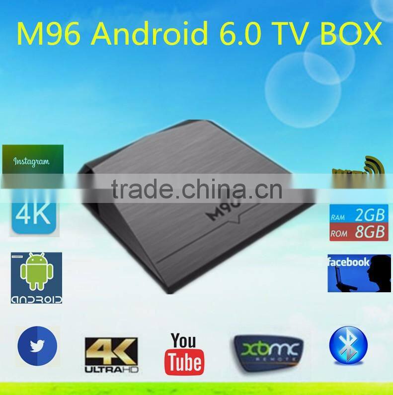 T95M android 6.0 tv box S905x 1g/8g or 2g/8g android set top tv box