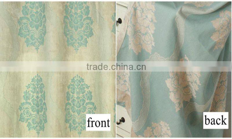 wholesale price home taxtile factory supply elegant design jacquard curtain fabric