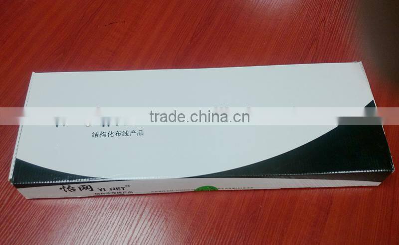 Hot Sale Wall Mount Utp Cat5e/Cat6 Patch Panel 12 24 Port