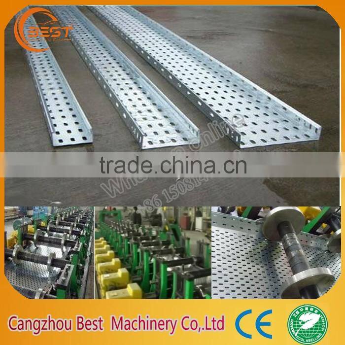 perforated sheet machine cable tray making machine