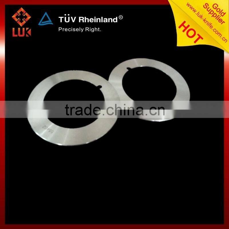 105mm Jumbo roll paper slitting dished blades