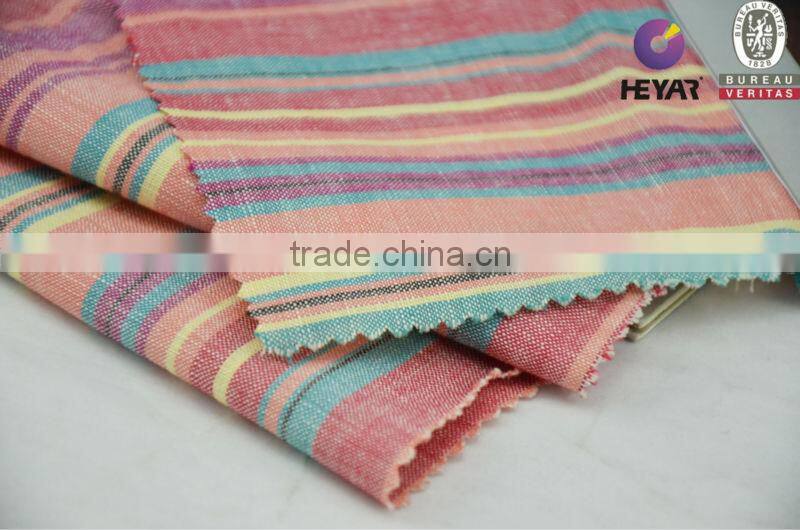 Yarn Dyed Linen Fabric Wholesale