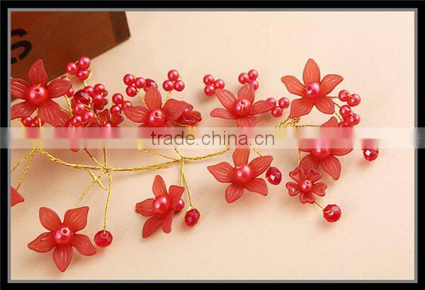 MYLOVE china bridal hair accessory Flower Crystal Hair Pin Hair Clips MLF126