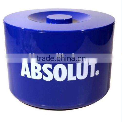 10 liters double layer wine ice bucket with lids for beer promotion