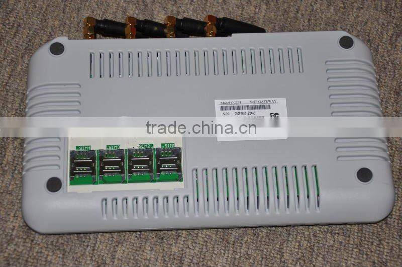 GSM VoIP Gateway 4 Port/GoIP Gateway 4 Ports for Call Termination to Save Call Cost (SIP Type in Communication Use)