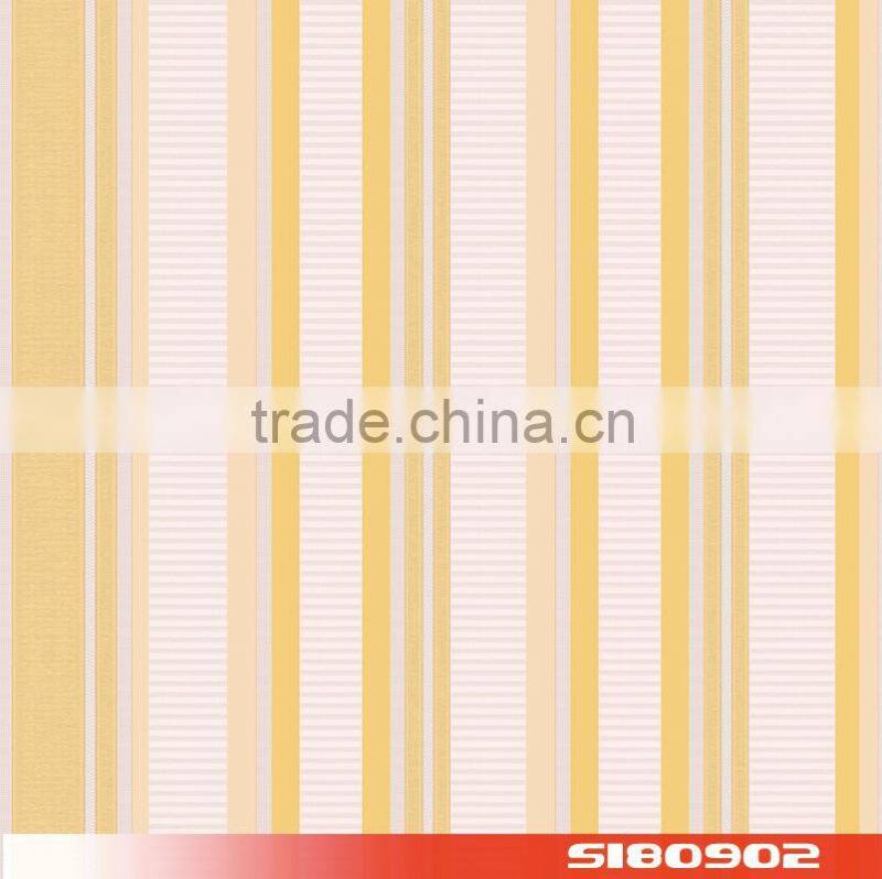 vertical and horizontal stripe eco pvc vinyl home wallpaper S180907