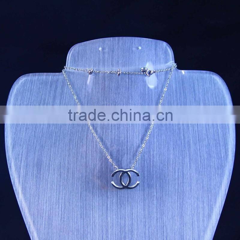 Newest desig Fashion Unisex Jewelry Popular 18K gold colour Pendant Necklace