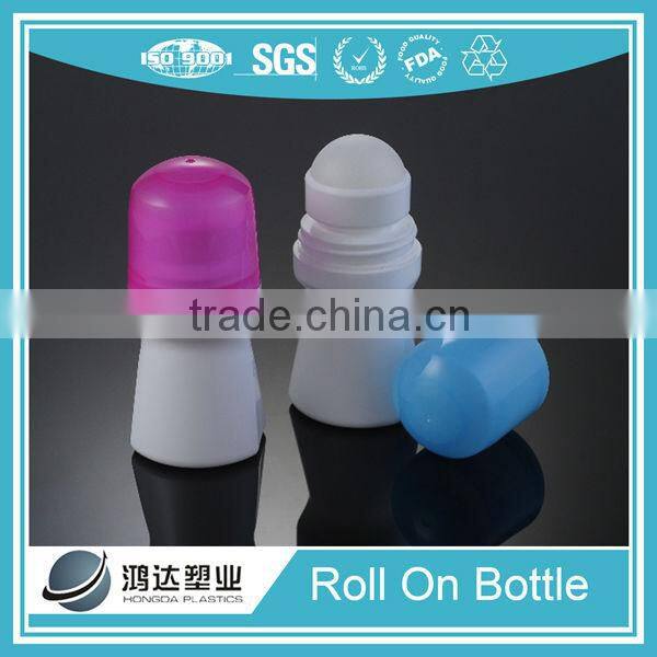 60ml Empty plastic body deodorant roll on bottle wholesale