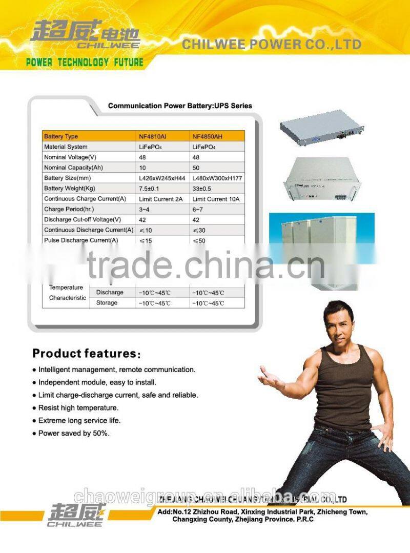 CHILWEE Best quality Lithium ion Ternary motive power BN 4810 AI for electric bike