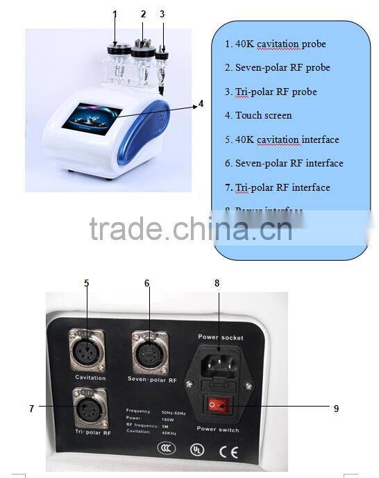 Cavitation RF Machine for Wholesale with ce stanard