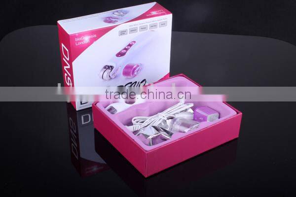 newest multifunctional DNS 540 derma rolle microcurrent led light machine with photon and galvanic therapy