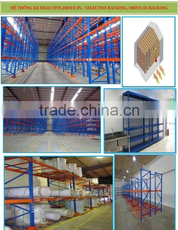 Vietnam Selective Racking, Drive-In Racking System FMCG products