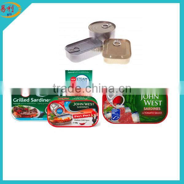 Sardine in oval can with soya oil