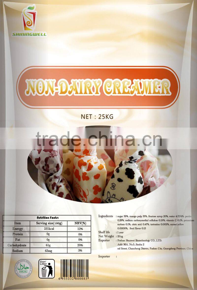 instant 3 in 1 coffee production line use non dairy creamer