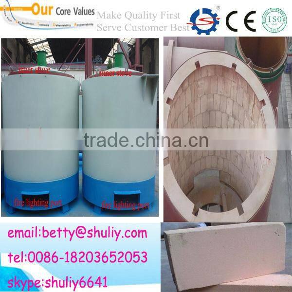 Top quality new type continuous wood chips bamboo carbonization furnace price