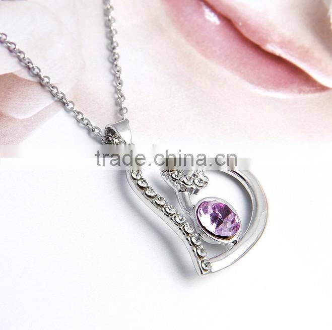 2014 Fashion Trend Elegant Dream Chasers Pendant Sapphire Necklace