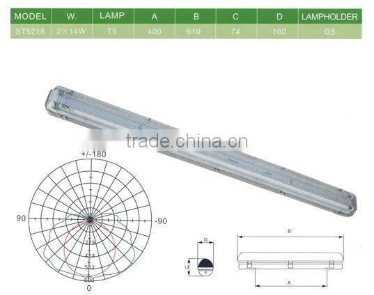 T5 fluorescent lamp 14W/28W/35W