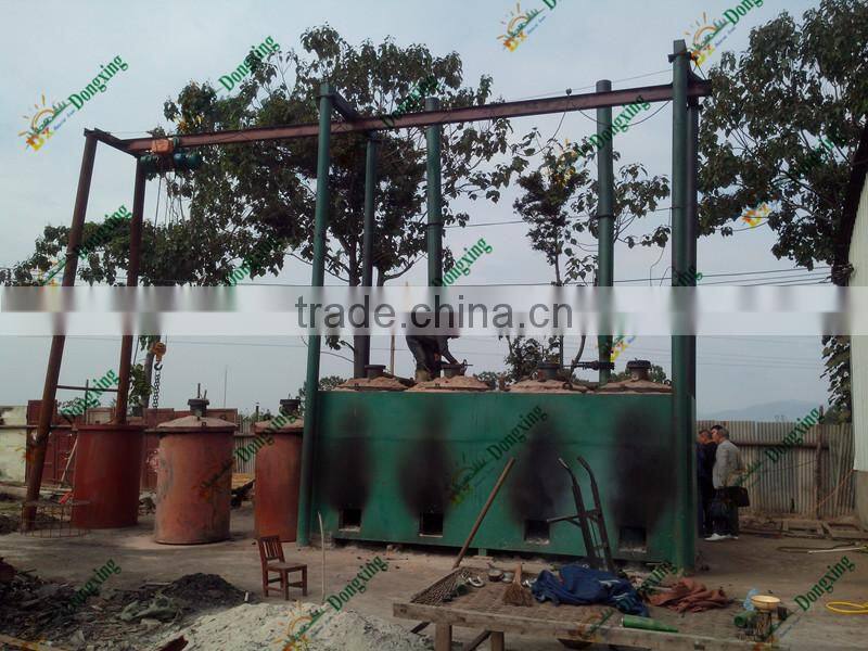 Energy saving big capacity Hardwood charcoal pyrolysis furnace factory