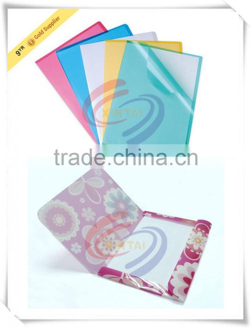 2016 Wenzhou office & school stationery products L-shaped file folder