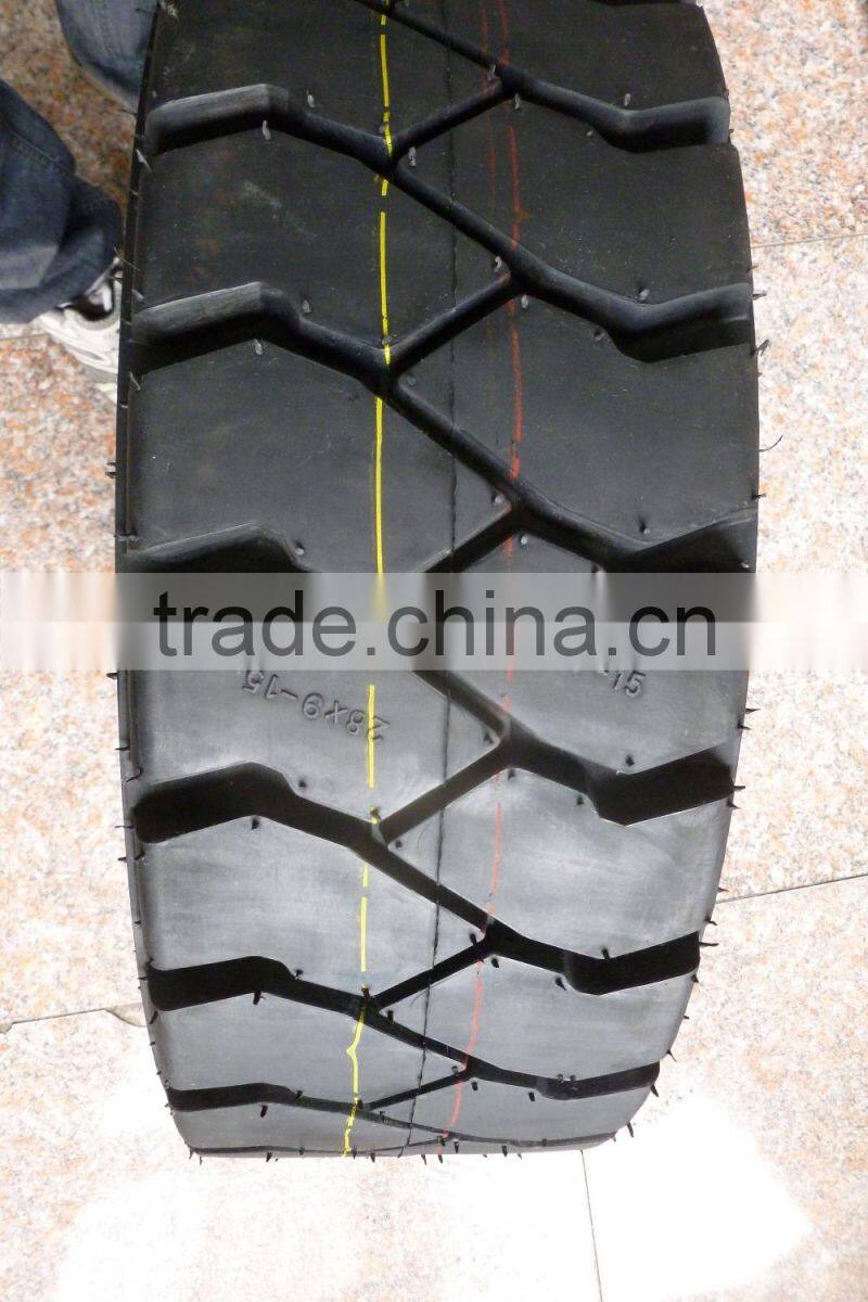 wholesale China direct factory 5.00-8 6.00-9 6.50-10 7.00-12 8.25-15 250-15 27*10-12 bias forklift tire bias linde forklift tire