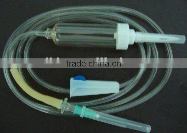 Disposable infusion set with or without needle