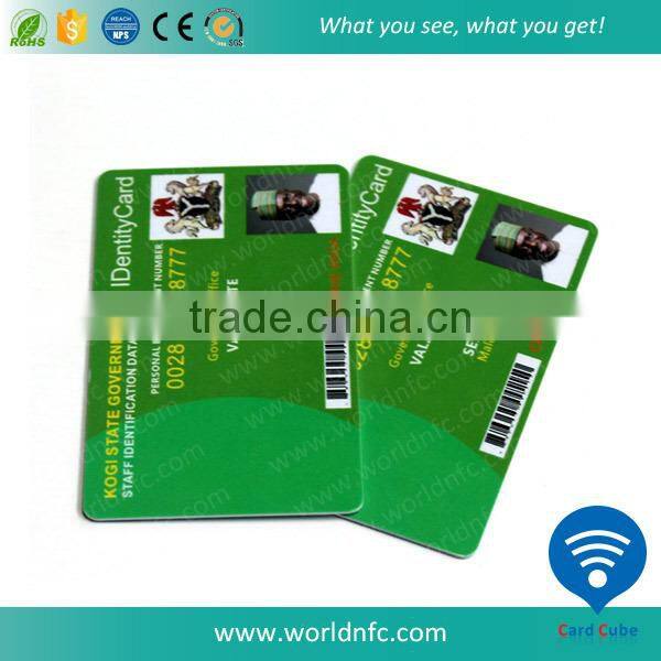 Competitive Price Plastic CR80 SLE4442 PVC Contact Chips Smart Cards