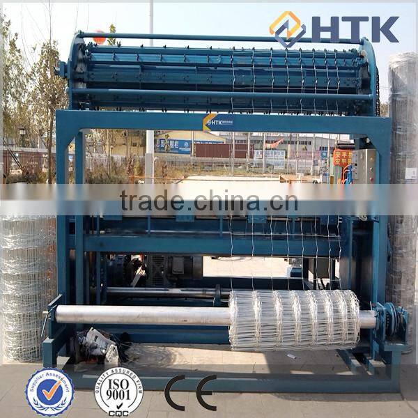 Deer fence netting machine