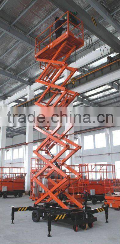 High quality half-electric Scissor Lift Platform