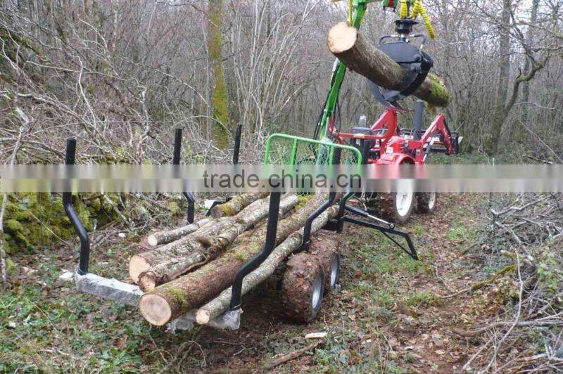 Best quality 3 ton tractor 3 point hitch log grapple with hydraulic operating