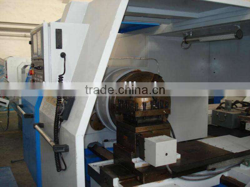 10" Large Spindle bore CNC Pipe Theading Lathe Machine QK-260A / CNC Oil Field Lathe
