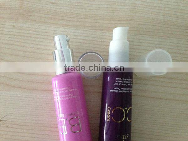 plastic airless pump tube