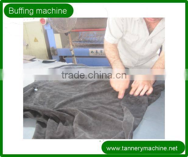 any size new model leather buffing machine with dusty collect