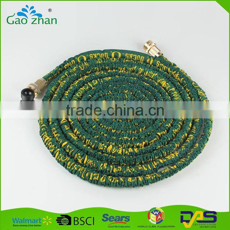 China suppliers brass fitting expandable bungee garden hose pipe