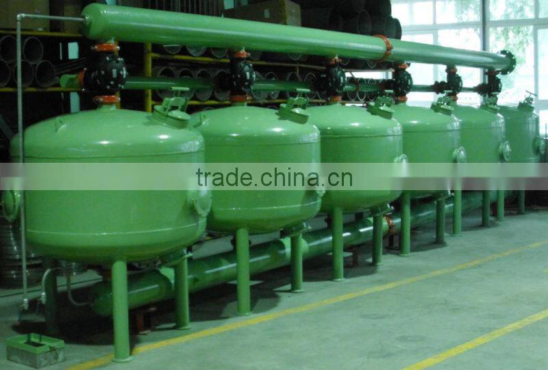 Automatic backwash cleaning Quartz Sand Filter for industry